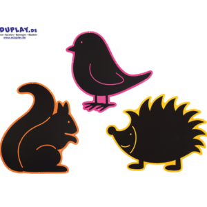 Outdoortafeln Tiere 3er Set