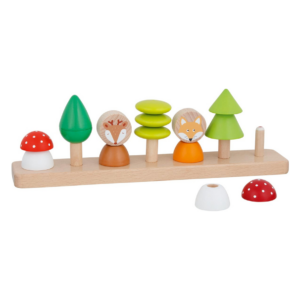 Farben- und Formensortierspiel Kleine Waldfreunde