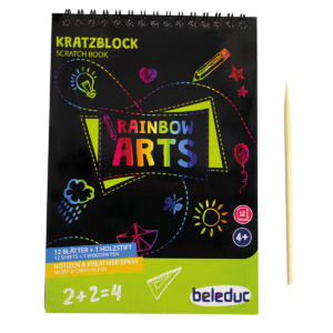 Kratzblock „Rainbow Arts“