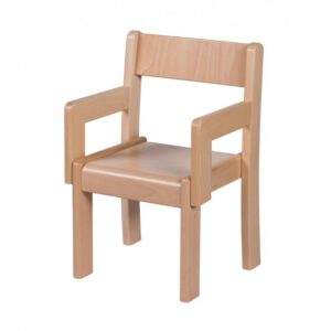 Stapelstuhl mit Armlehnen