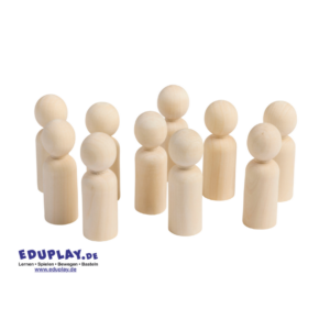 Holzmenschen „groß“  10er Set
