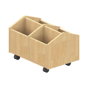 Bücherkiste Giebelförmig