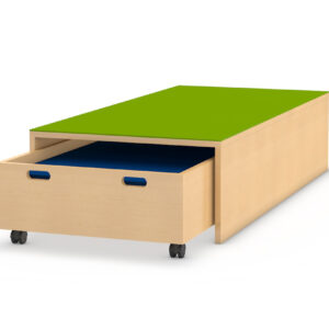 Spiel - und Schlafpodest für ein Rollkasten