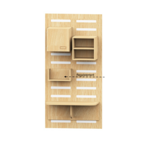 Wandarbeitsplatz "Modulamaxx" Regalelement