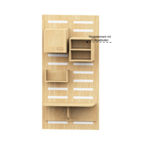 Wandarbeitsplatz "Modulamaxx" Regalelement mit Einlegeboden