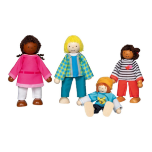 Biegepuppen "Interkulturelle Familie"