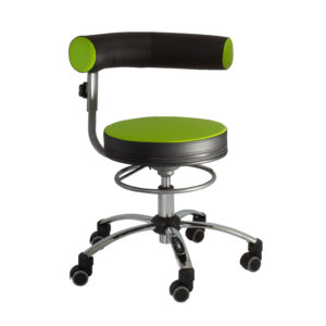 Erzieherstuhl Sanus "Kunstleder" mit fester Lehne