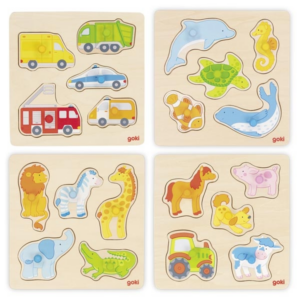 Steckpuzzle 4er-Set Motive