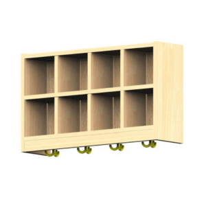 Garderobendoppelablage (Ohne Aufkantung)