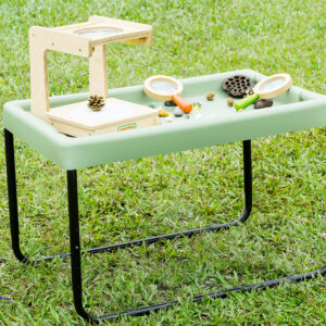 Rechteckiges Spielbrett salbeifarbig