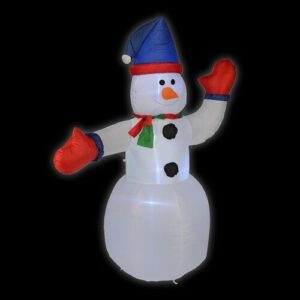 LED-Schneemann selbstaufblasend