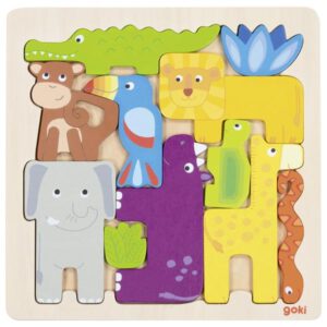Einlegepuzzle Safari