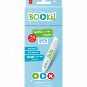 Bookii Aufnahme-Sticker XXL